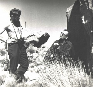 Patagonia 1966.Wykład z geologii.Kpt.B.Kowalski_mgr.L.Mączka_fot.K.Baranowski